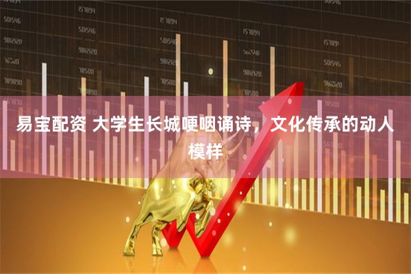 易宝配资 大学生长城哽咽诵诗，文化传承的动人模样