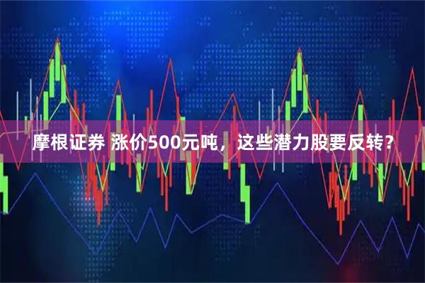 摩根证券 涨价500元吨，这些潜力股要反转？